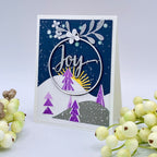 Simon Says Stamp Hanging Leaf Ring Wafer Dies s946 DieCember Christmas Card | color-code:ALT04