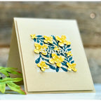 Simon Says Stamp Hanging Leaf Ring Wafer Dies s946 DieCember Thanks Card