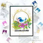 Simon Says Stamp Hanging Leaf Ring Wafer Dies s946 DieCember Christmas Card | color-code:ALT01