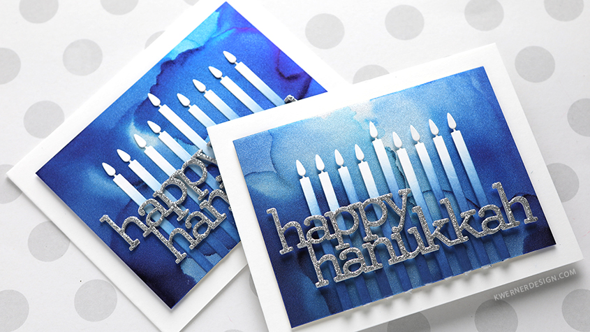 Simon Says Stamp So Many Candles Wafer Dies sssd112940 Diecember Hanukkah Card | color-code:ALT02