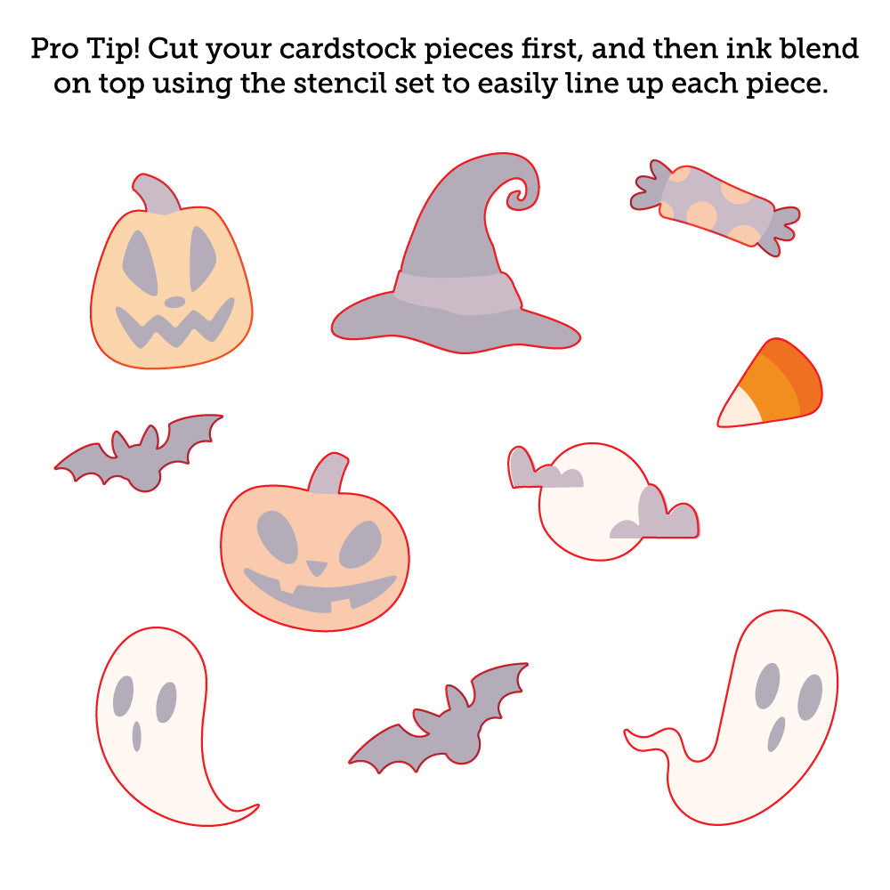 Honey Bee Happy Haunting Stencils And Dies Bundle