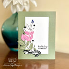 CZ Design Clear Stamps Happy Combos cz387c Be Bold Birthday Card