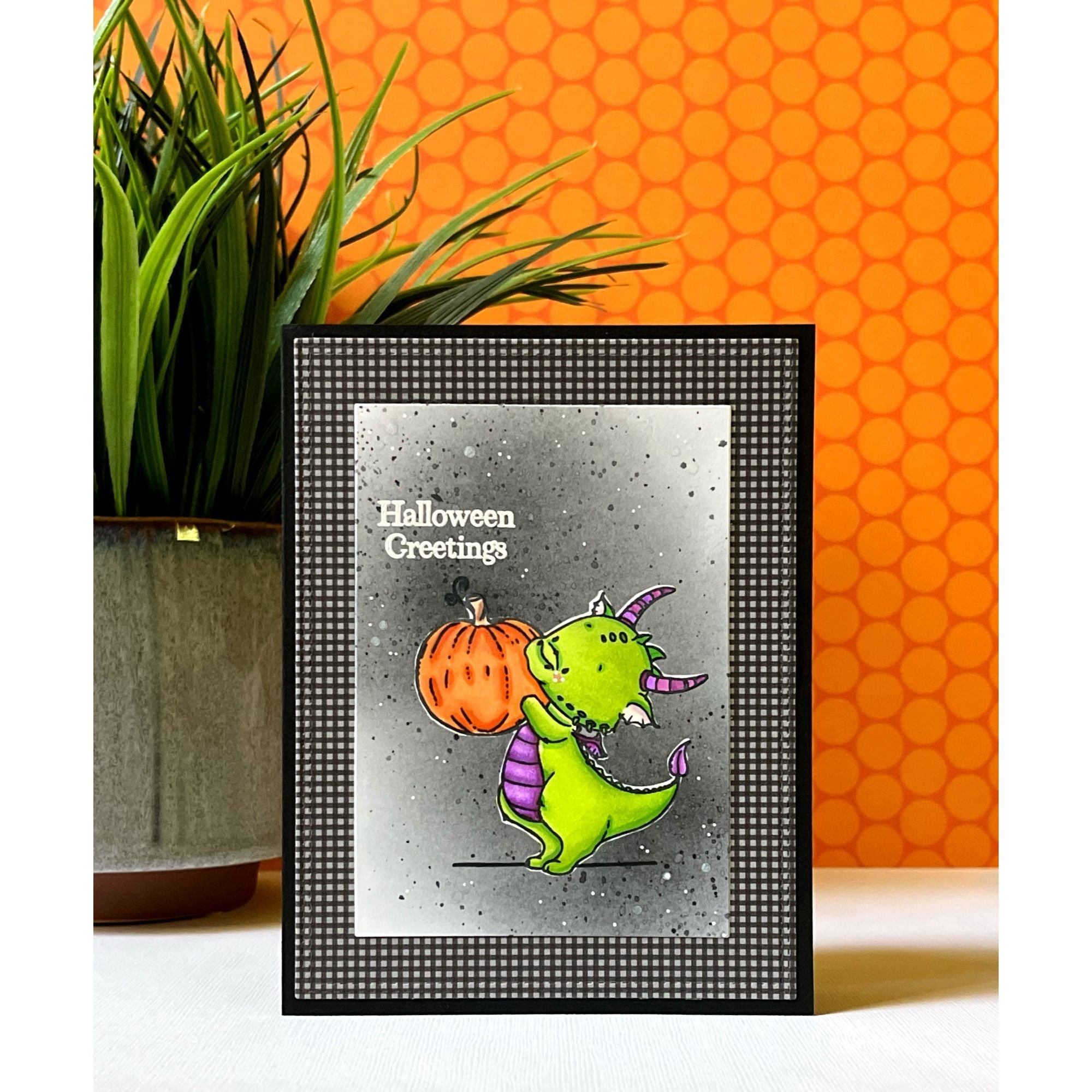 Simon Says Clear Stamps Happy Hauntings sss202725c Stamptember Halloween Card 