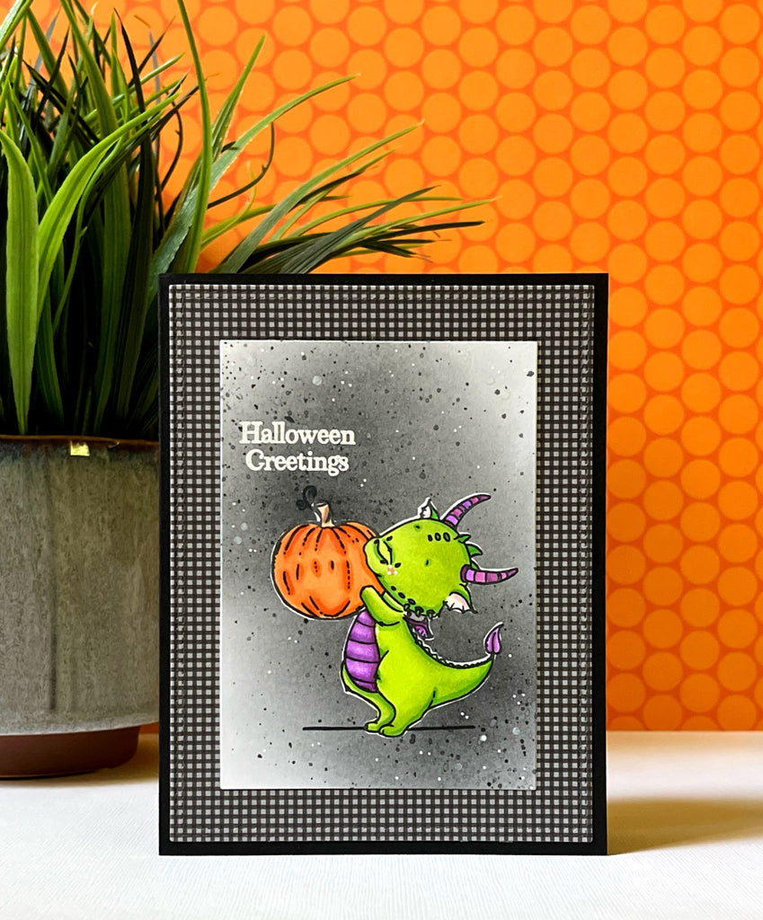 Simon Says Clear Stamps Happy Hauntings sss202725c Stamptember Halloween Card 