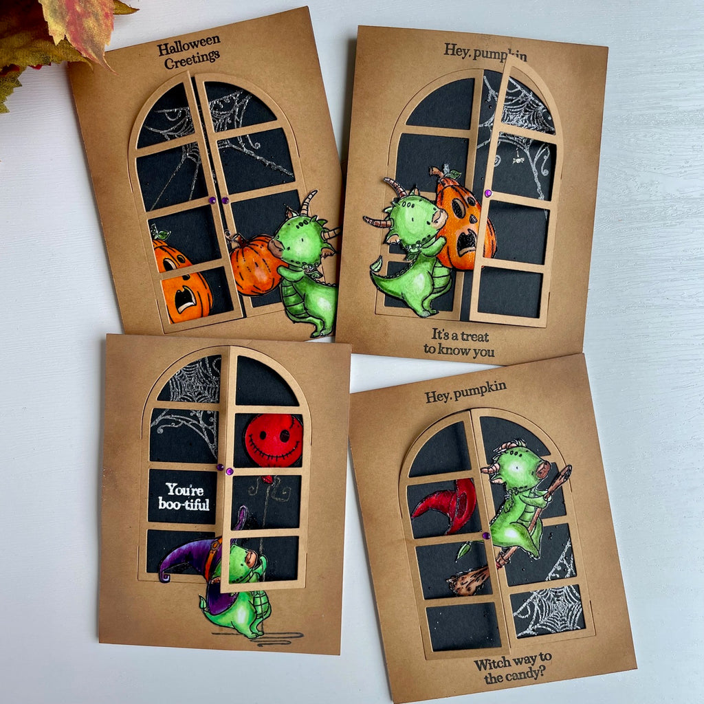 Simon Says Stamps and Dies Happy Hauntings set660hh Stamptember Halloween Cards