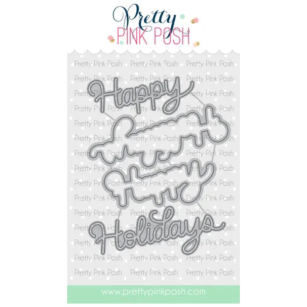 Pretty Pink Posh Happy Holiday Shadow Dies
