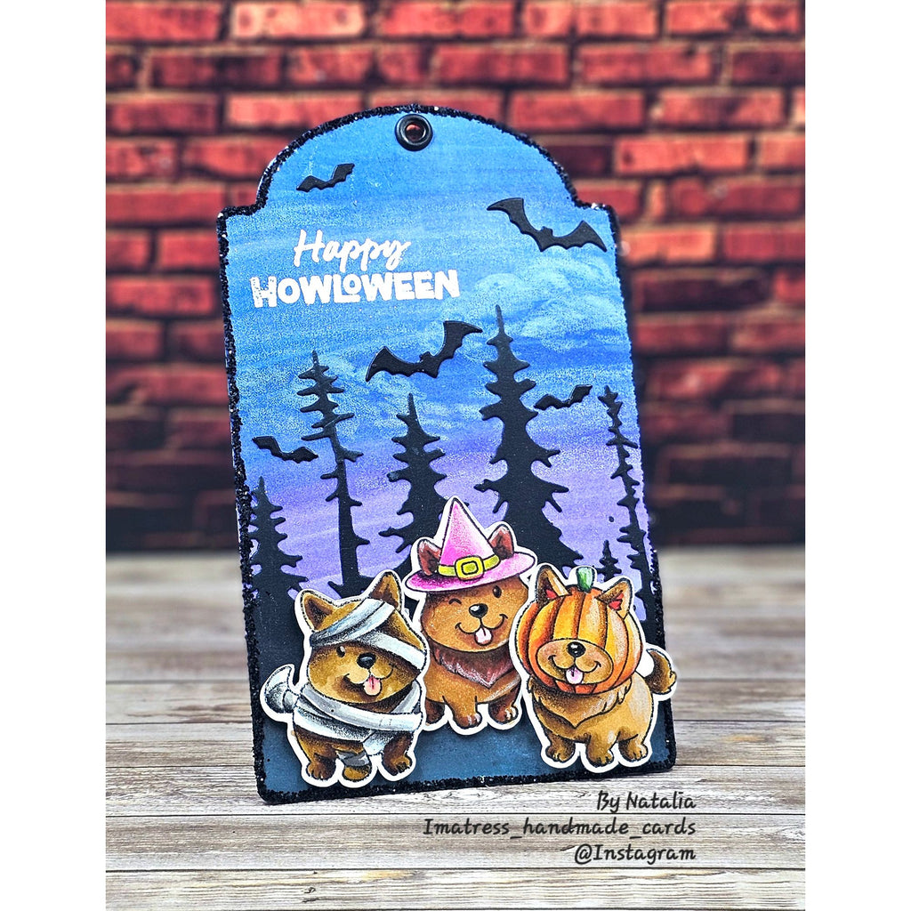 Simon Says Stamps and Dies Happy Howloween set1391hh Sending Cheer Natalia Alton Halloween Tag