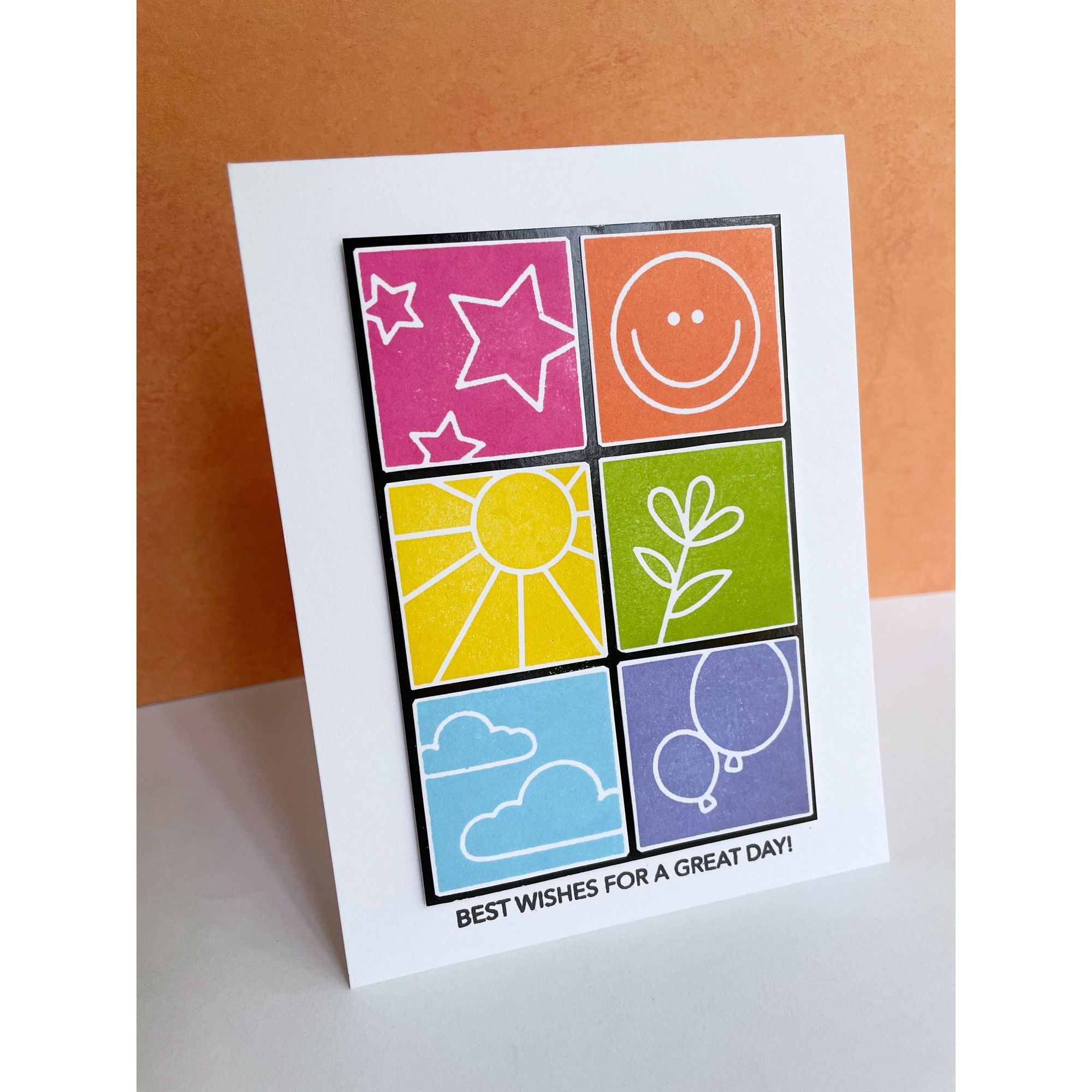 Simon Says Clear Stamps Happy Icons sss302707c Out Of This World Birthday Card | color-code:ALT01