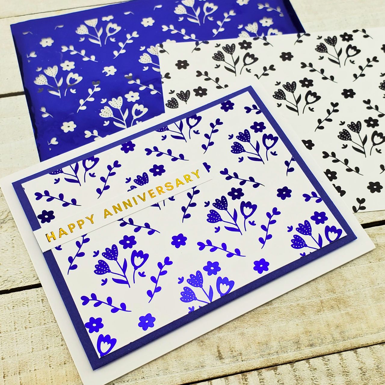 Happy Anniversary Floral Card