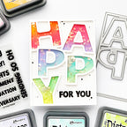 Simon Says Stamp Happy Cover Wafer Dies 1308mdc Moments in Time Congrats Card | color-code:ALT03
