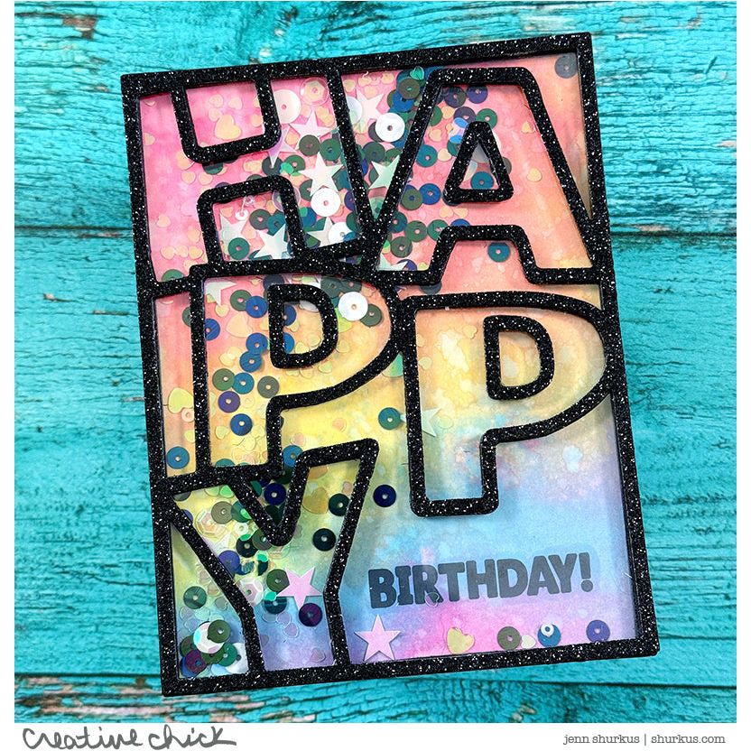 Simon Says Stamp Happy Cover Wafer Dies 1308mdc Moments in Time Birthday Card | color-code:ALT02