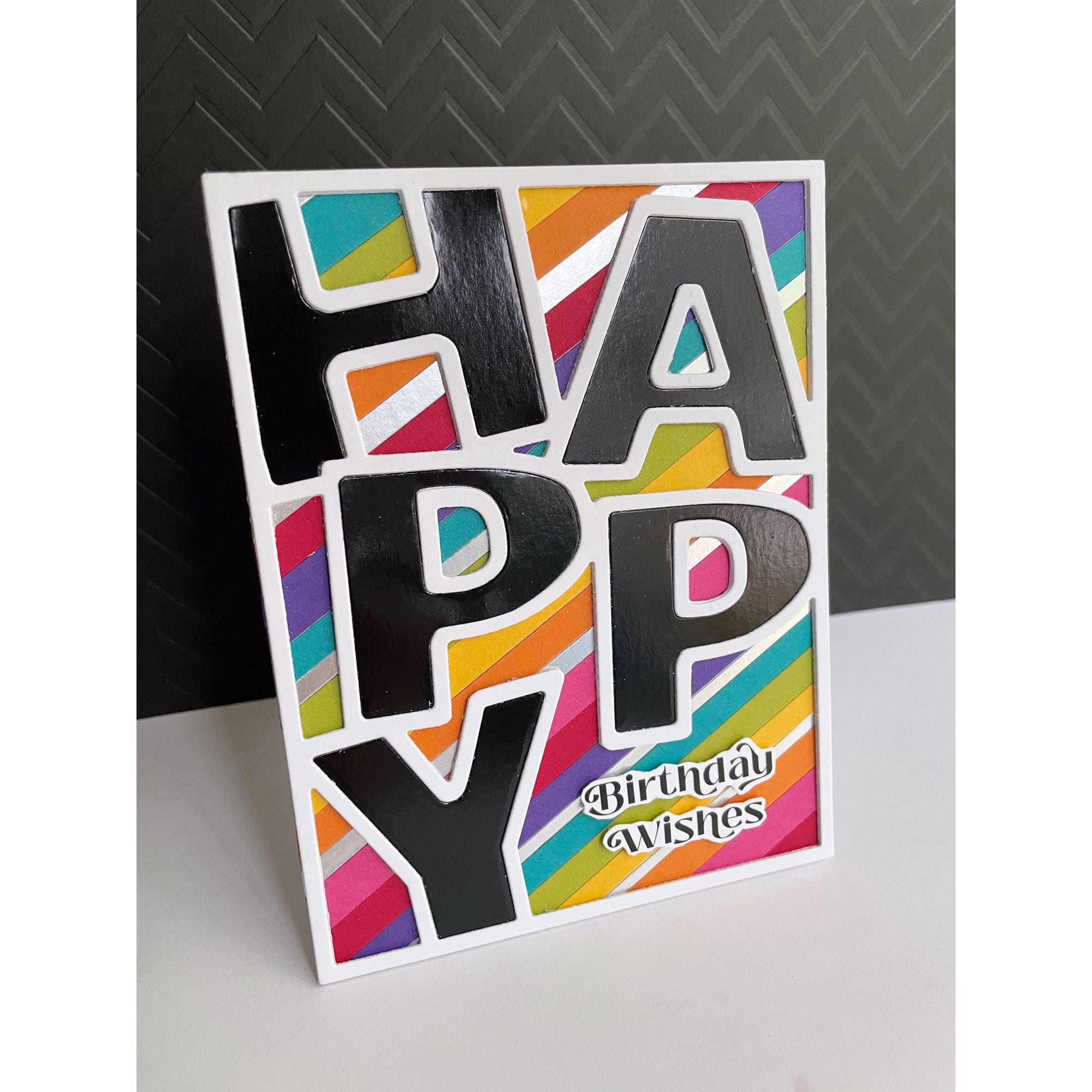 Simon Says Stamp Happy Cover Wafer Dies 1308mdc Moments in Time Birthday Card | color-code:ALT05