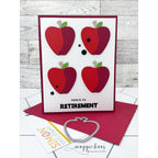 Simon Says Clear Stamps Happy 1211msc Moments in Time Retirement Card