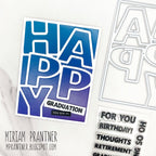 Simon Says Clear Stamps Happy 1211msc Moments in Time Graduation Card | color-code:ALT10