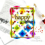 CZ Design Happy Wafer Dies czd232 Be Bold Birthday Card | color-code:ALT02