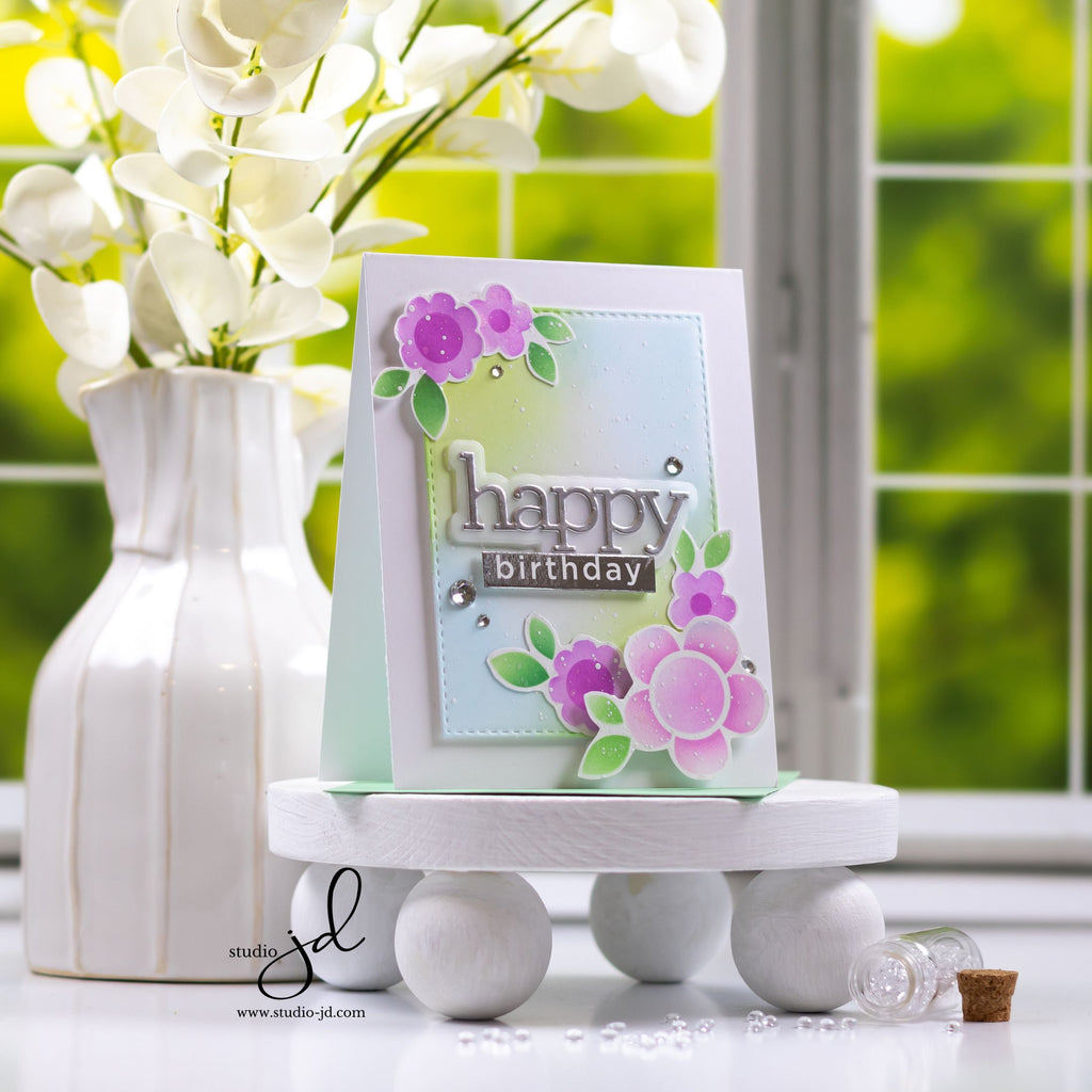 CZ Design Happy Wafer Dies czd232 Be Bold Happy Birthday Card | color-code:ALT04