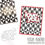 Simon Says Clear Stamp Harlequin Heart 1141ms To Love Love Card | color-code:ALT01