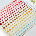 Honey Bee Harvest Pearl Stickers hbgs-prl12 red bronze orange yellow blue