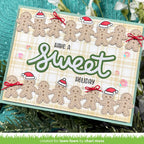 Have a Sweet Holiday Gingerbread Border Handmade Card