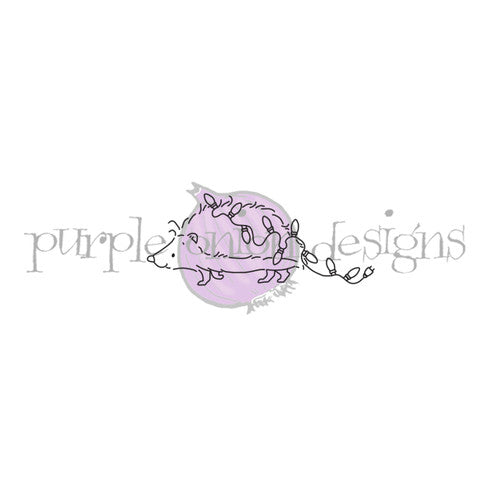 Purple Onion Designs Hazel Brings The Lights Unmounted Cling Stamp pod6062
