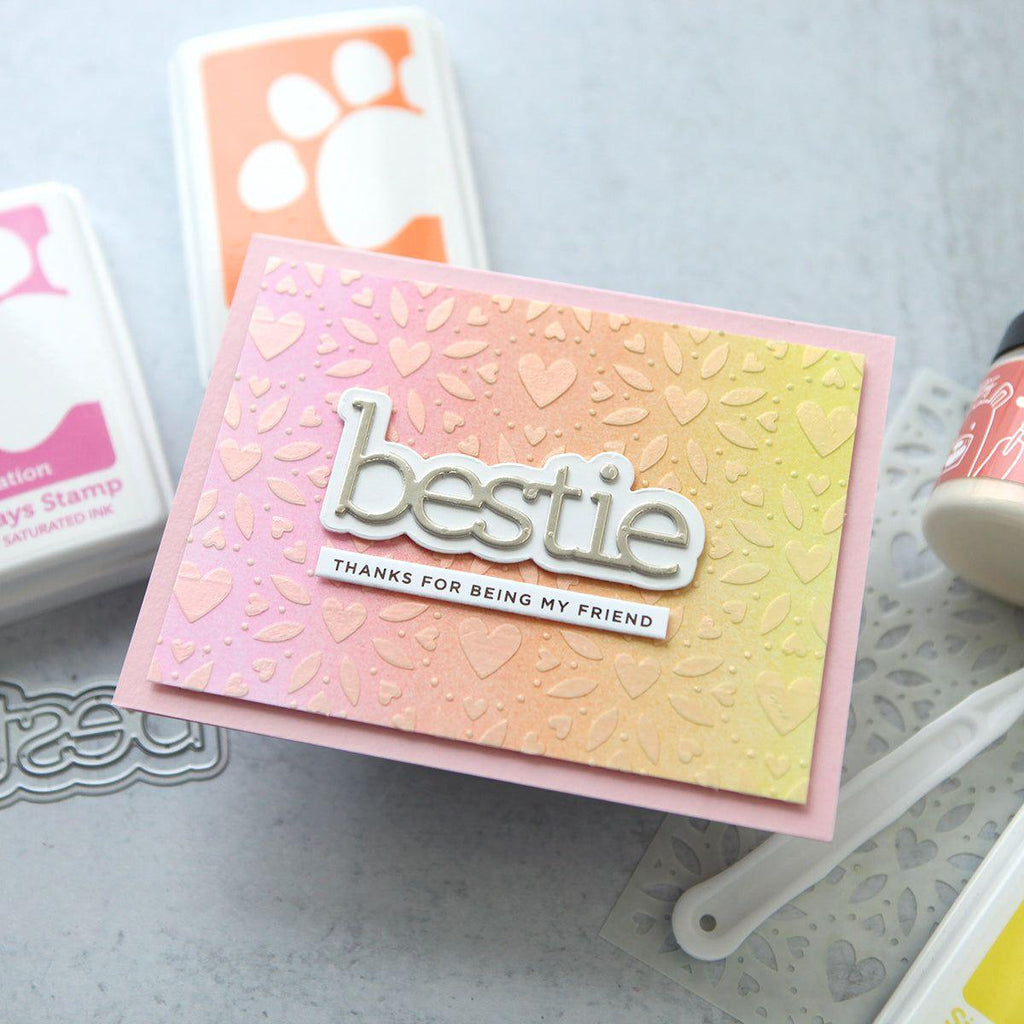 Simon Says Stencil Heart Blooms ssst221733 Sweetheart Friend Card | color-code:ALT02