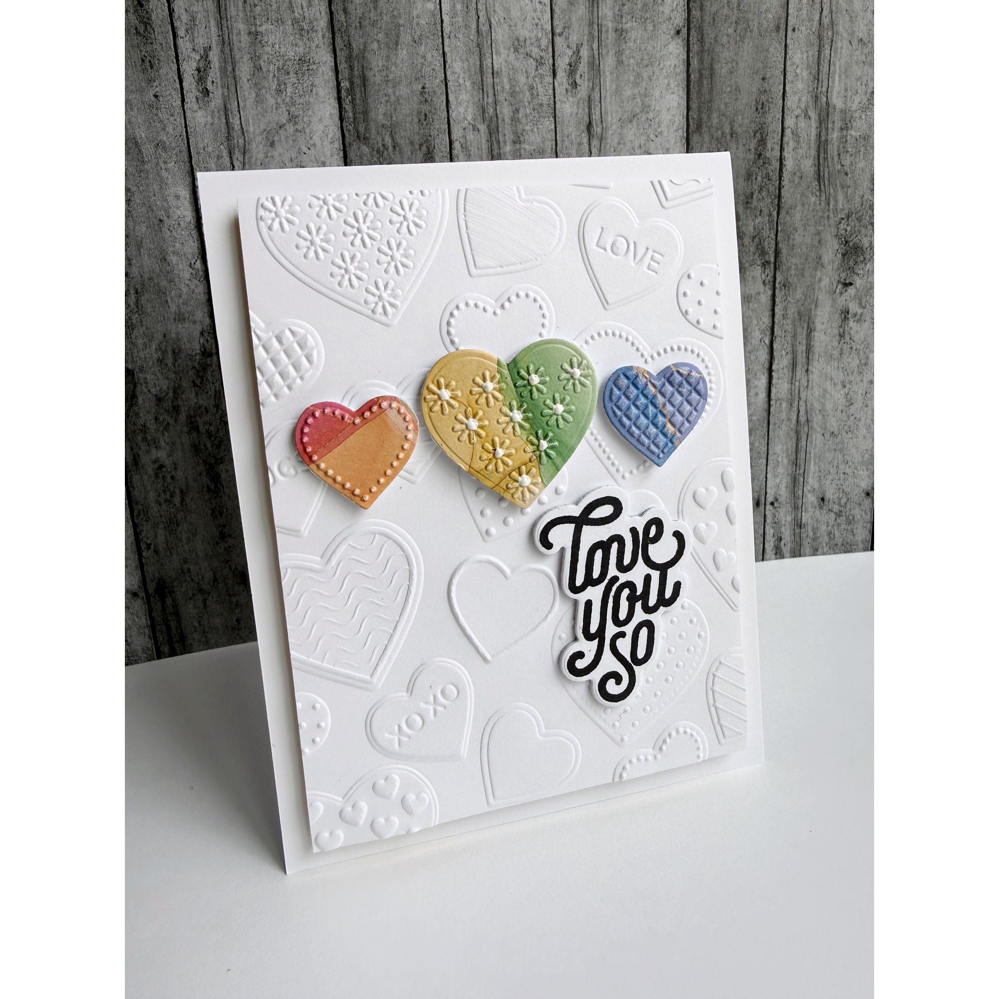 Simon Says Embossing Folder and Cutting Dies Heart Cookies sfd613