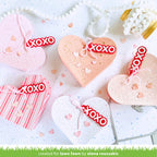 Lawn Fawn Heart Pouch Dies lf3318 Xoxo Hearts