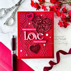 Simon Says Stamp Clear Stamps Heart Suite 2369ssc Heart to Heart