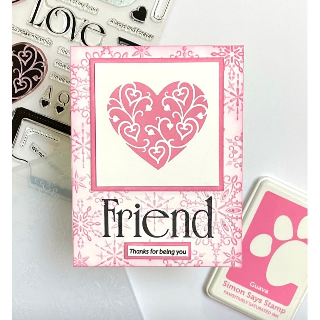 Simon Says Stamp Heart Suite Wafer Dies 1564sdc Heart to Heart