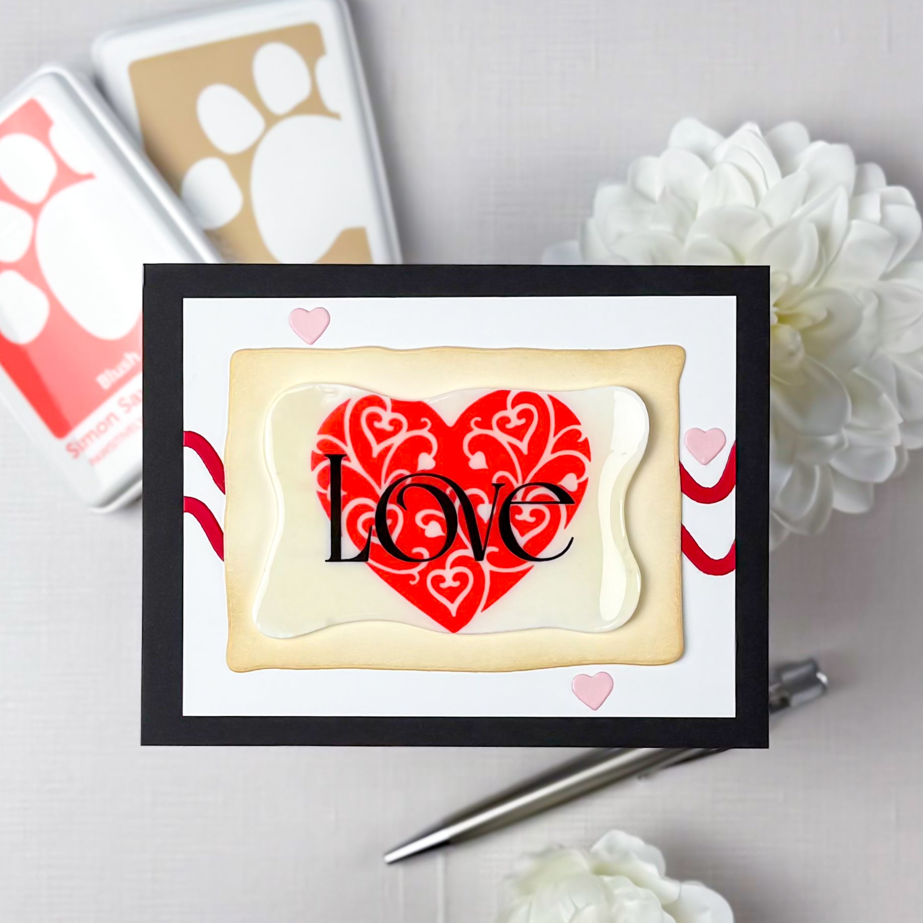 Simon Says Stamp Clear Stamps Heart Suite 2369ssc Heart to Heart