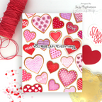 Simon Says Embossing Folder and Cutting Dies Heart Cookies sfd613 Valentine's Day Card | color-code:ALT01