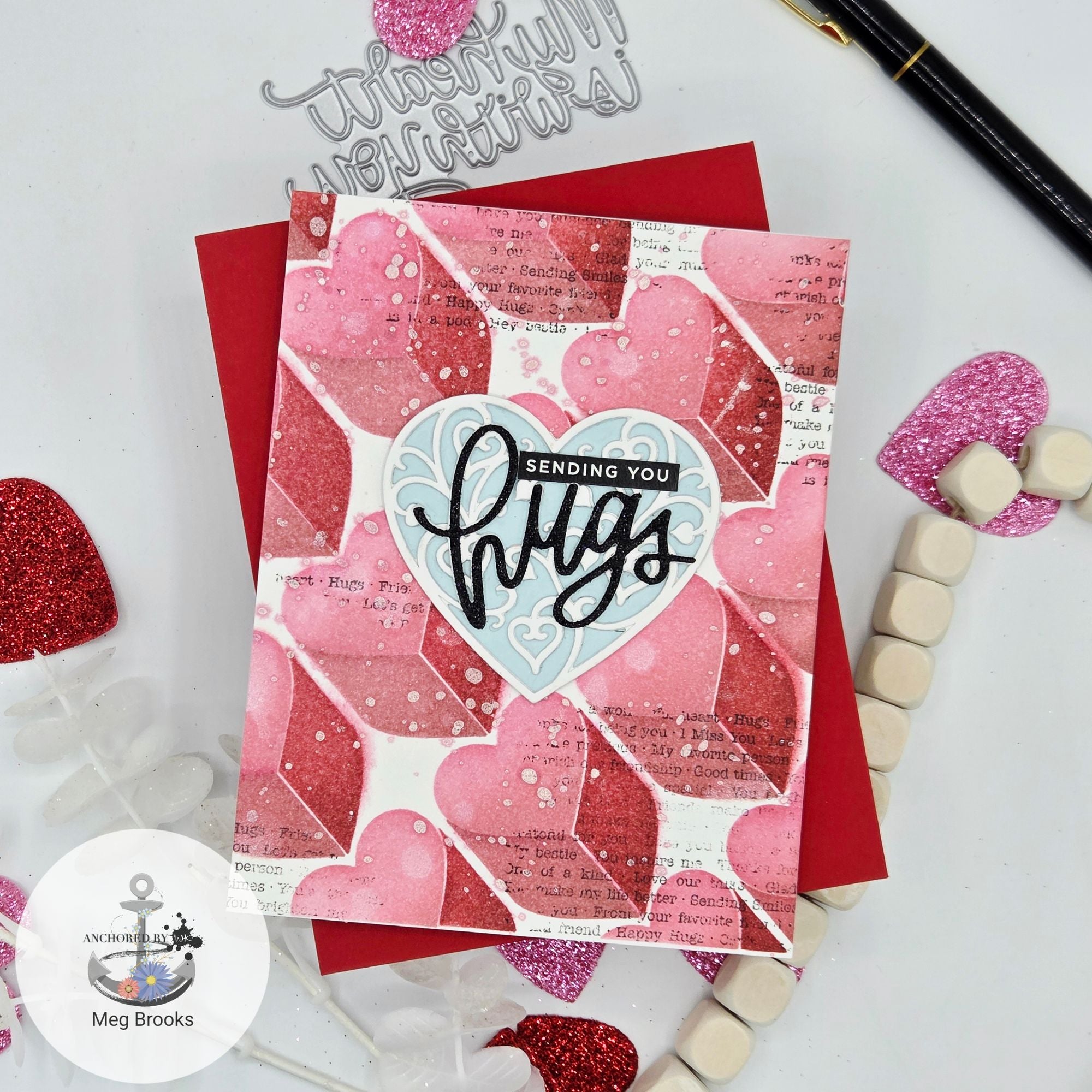 Simon Says Stamp Hearts Aplenty Wafer Dies 1563sd Heart to Heart