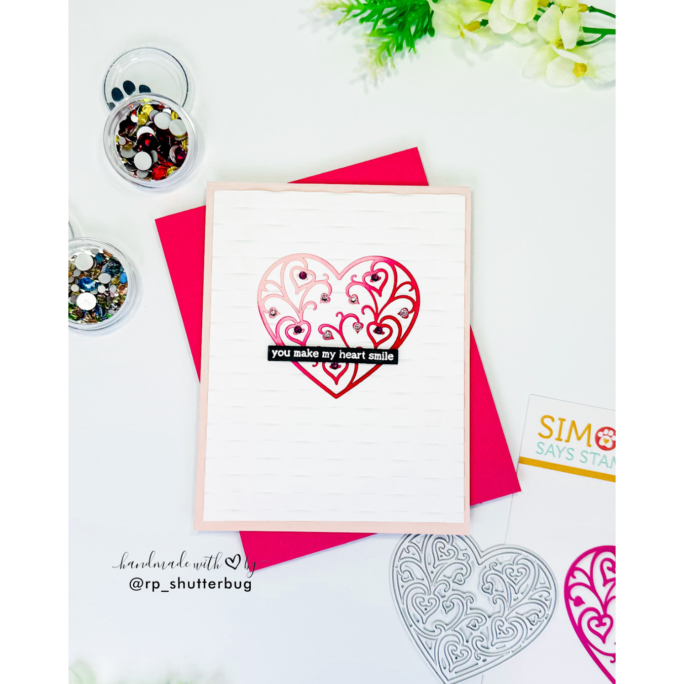 Simon Says Stamp Hearts Aplenty Wafer Dies 1563sd Heart to Heart