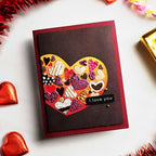 Simon Says Stamp Stencils Hearts In A Heart ssst221730c Smitten Valentine's Day Card