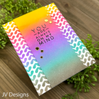 Simon Says Stamp Stencil Hearty Tweed 1012st Smitten Thinking of You Card