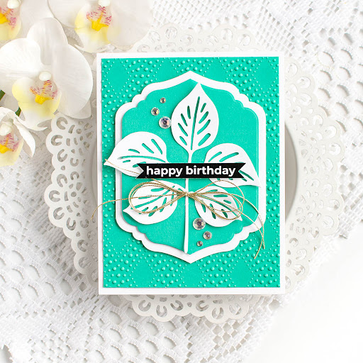 Simon Says Stamp Rose Branch Wafer Dies 1316md Friend Like You Birthday Card | color-code:ALT12