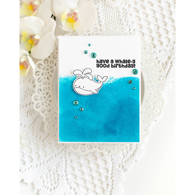 Simon Says Stamp Get Whale Soon Wafer Dies 1282sdc Rain or Shine Birthday Card | color-code:ALT08