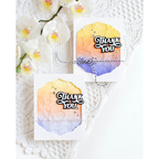 Simon Says Stamp Embossing Folder Confetti Butterflies sf511 Happy Camper Thank You Cards | color-code:ALT11
