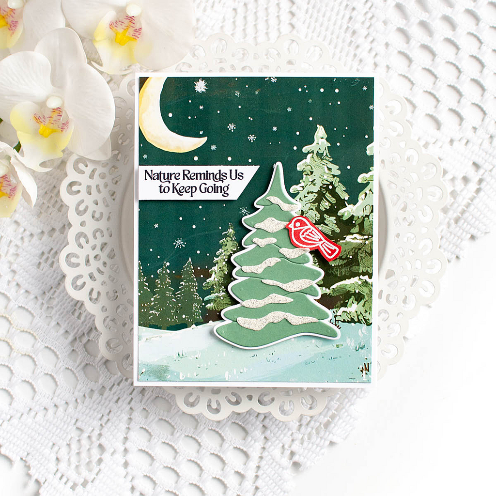Simon Says Stamps and Dies The Small Things set1132st Winter Card | color-code:ALT12