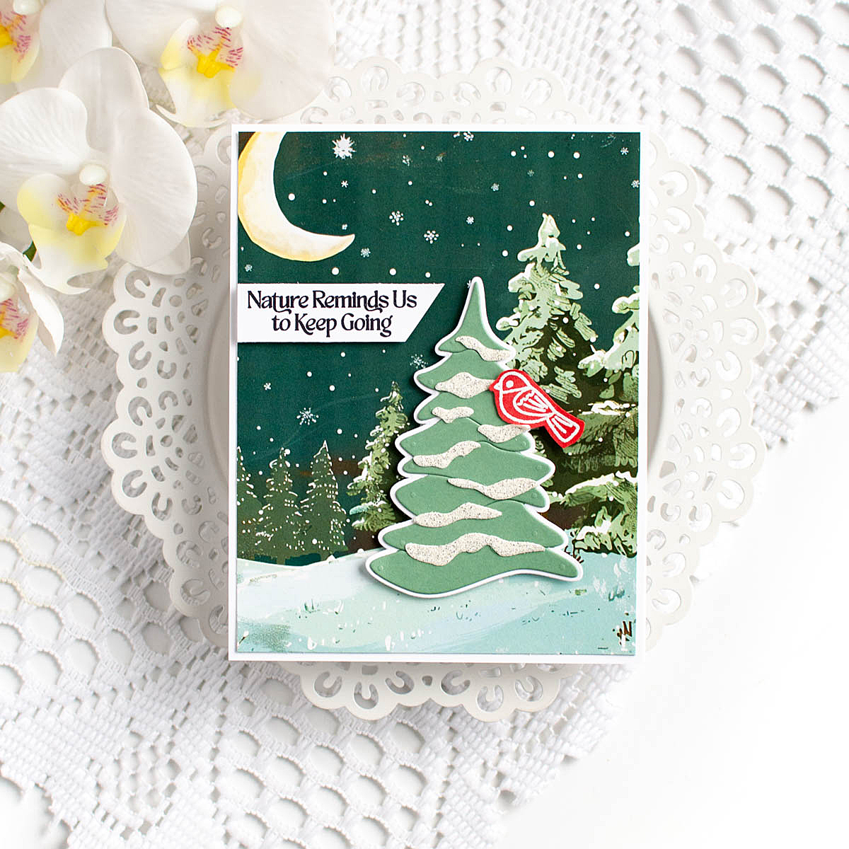 Simon Says Stamps and Dies The Small Things set1132st Winter Card | color-code:ALT12
