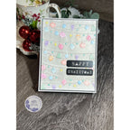 Simon Says Stamp Embossing Folder Heirloom Ornaments sf529 Sugar and Spice Holiday Card