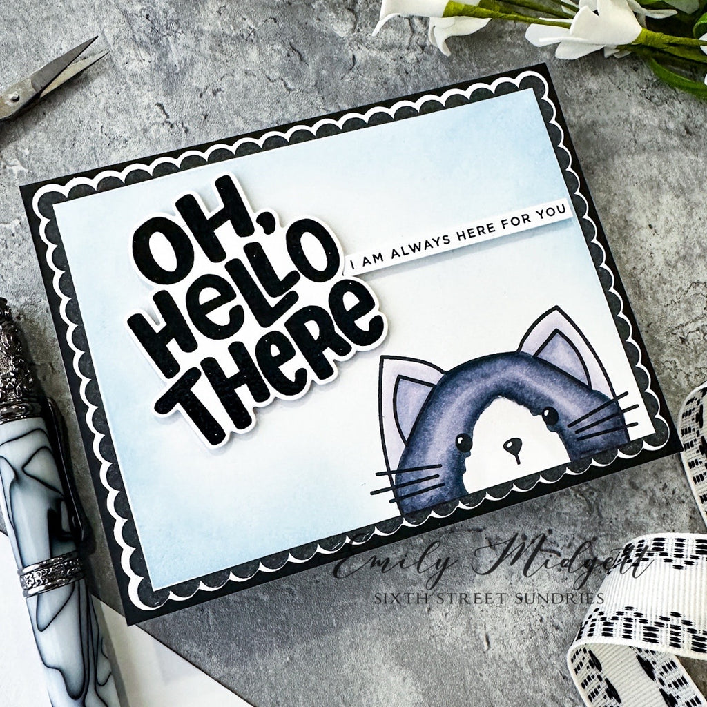 Simon Says Stamp Hello There Animals Wafer Dies 1019sdc Sweetheart Hello Card | color-code:ALT01