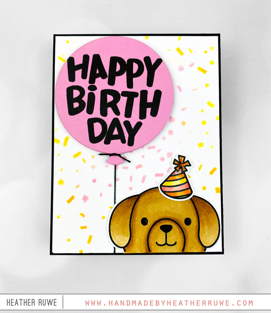 Simon Says Stamp Hello There Animals Wafer Dies 1019sdc Sweetheart Birthday Card | color-code:ALT06