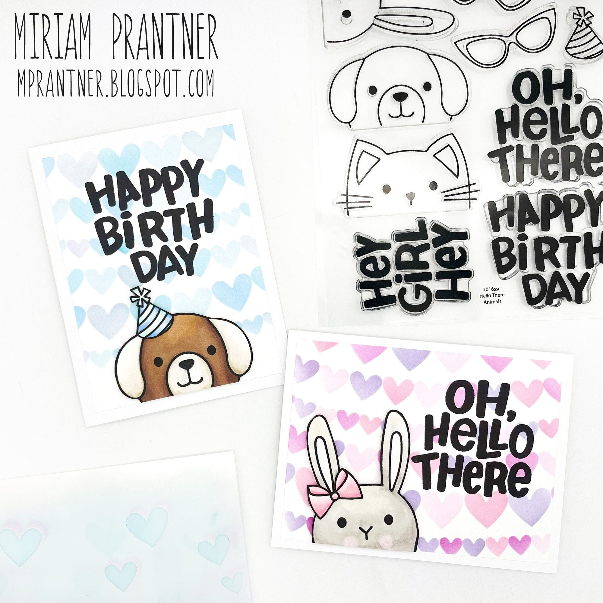 Simon Says Clear Stamps Hello There Animals 2016ssc Sweetheart Cute Critter Cards | color-code:ALT06