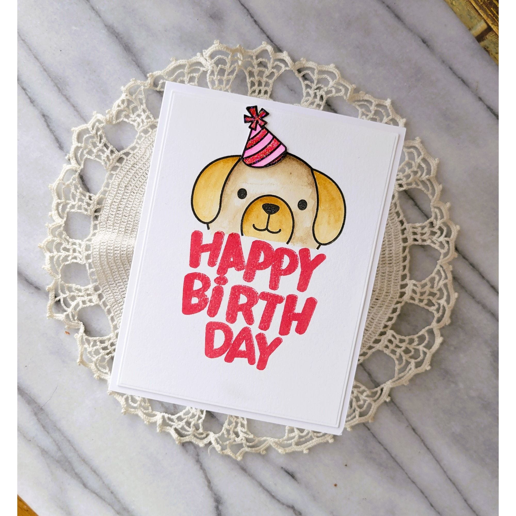 Simon Says Clear Stamps Hello There Animals 2016ssc Sweetheart Birthday Card | color-code:ALT03