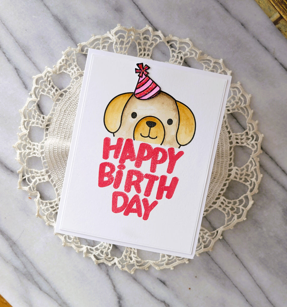 Simon Says Clear Stamps Hello There Animals 2016ssc Sweetheart Birthday Card | color-code:ALT03
