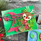 Hero Arts Fancy Cuts Dies Peeking Reindeer DF144