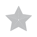 Hero Arts 5 POINT STARS Infinity Dies DI821