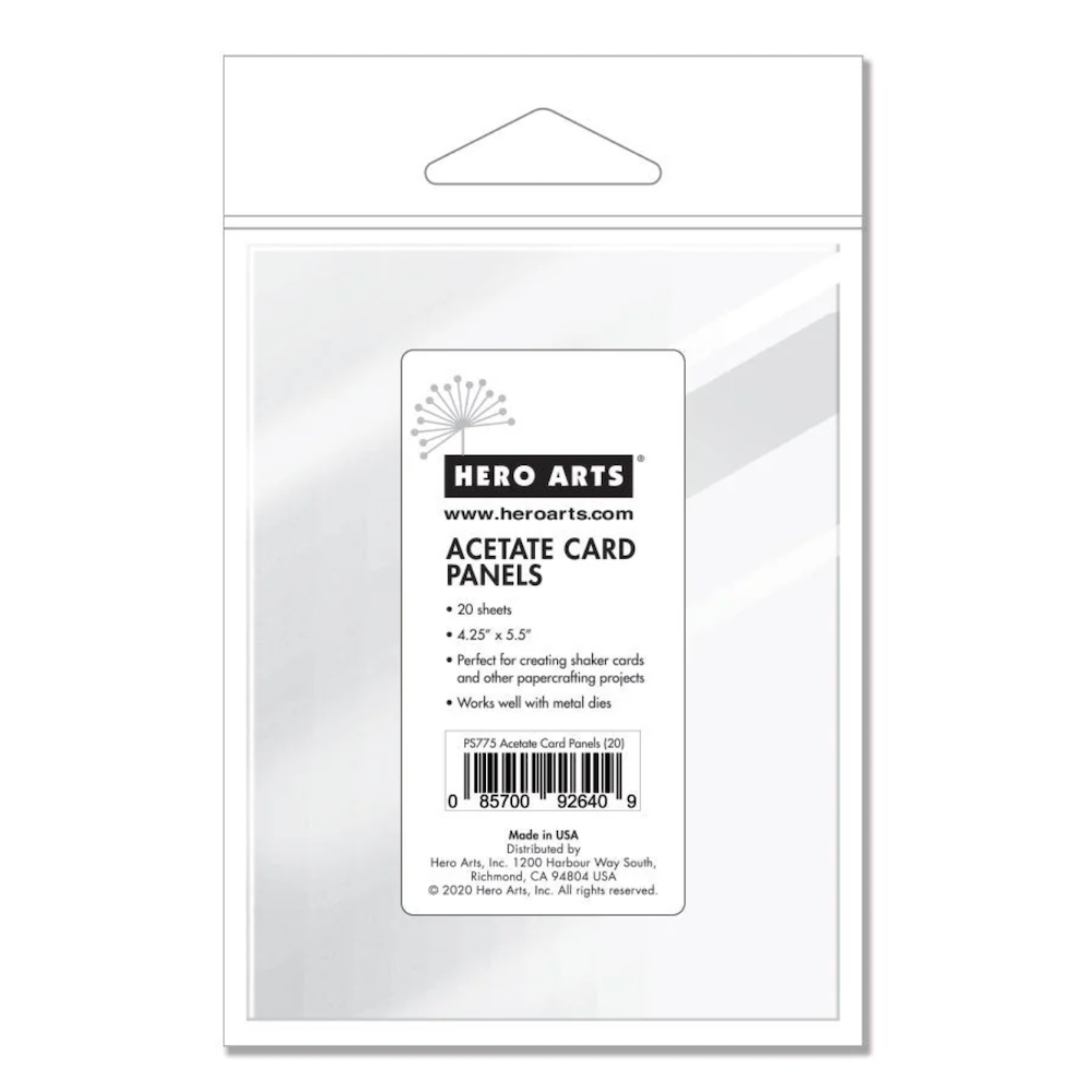 Hero Arts ACETATE CARD PANELS PS775