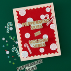 Hero Arts A Little Merri-Mint Clear Stamp Set cm812 skies